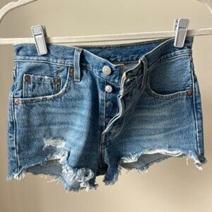 Levi’s 501 Original High Rise Cutoff Shorts